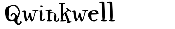 Qwinkwell font preview
